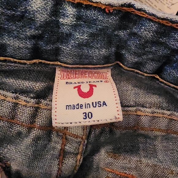 True Religion Flare Embroidered Jeans - Picture 4 of 4